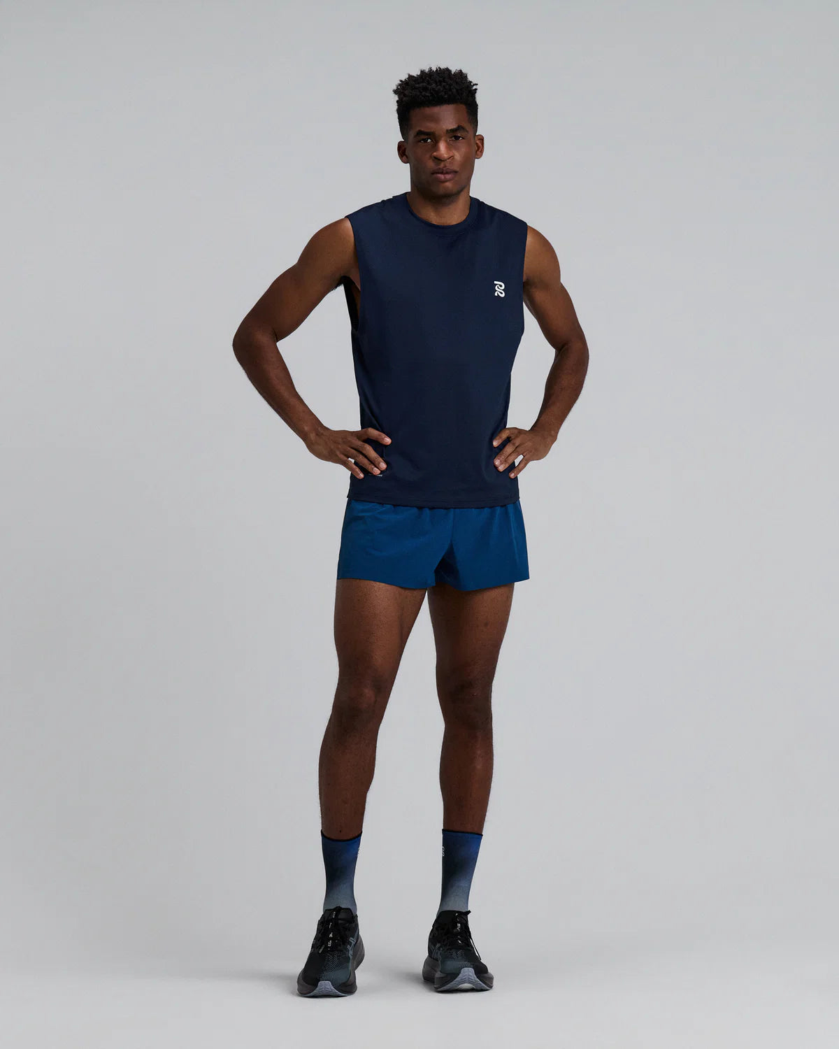 Bandit Running Men's Micromesh™ Run Tank - NY Navy