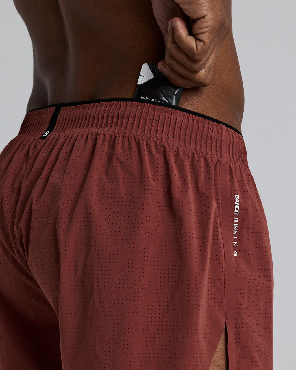 Bandit Running Men's Vento™ Next Gen 3" Split Short - Mahogany