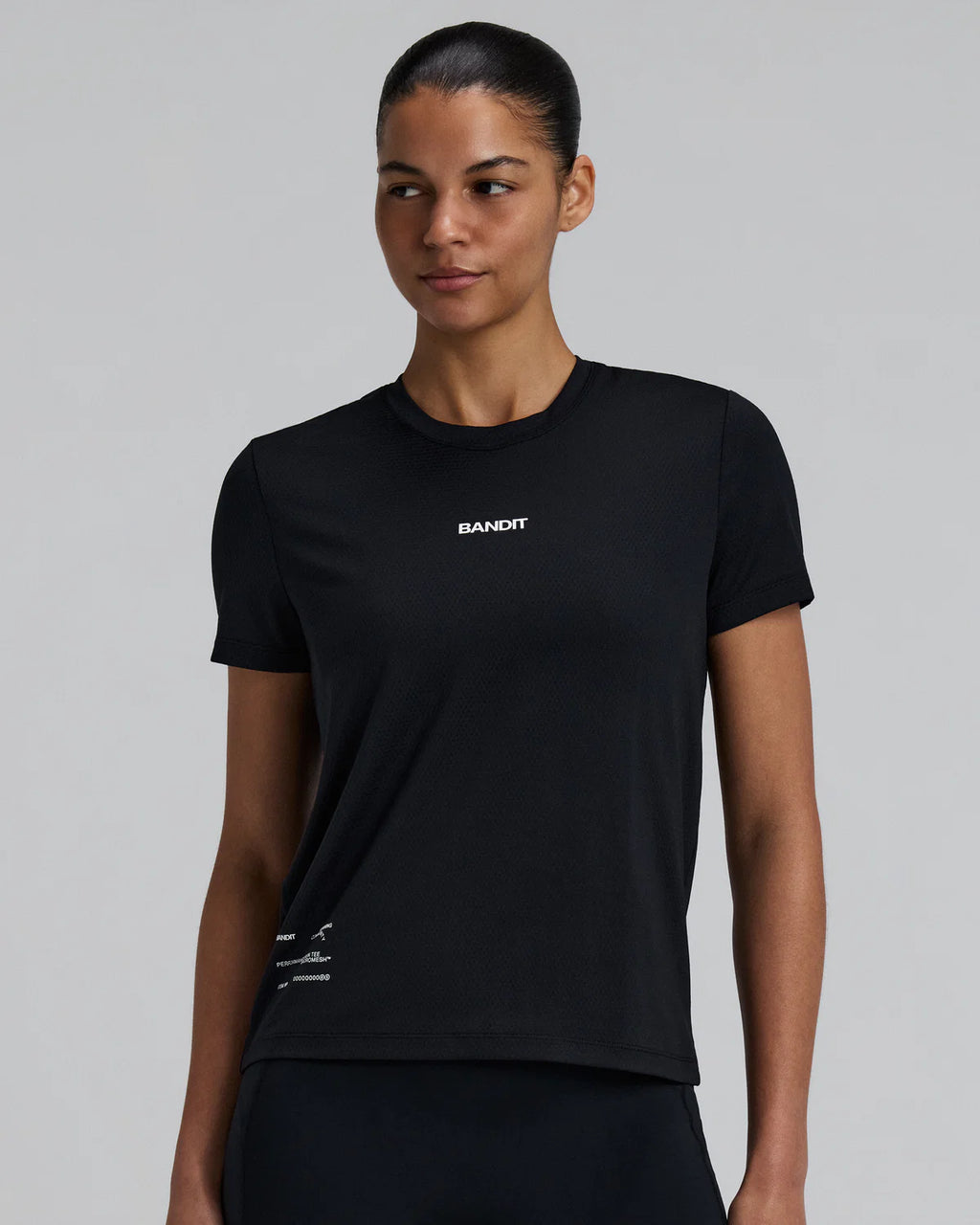 Bandit Running Women's Micromesh™ Run Tee - Black