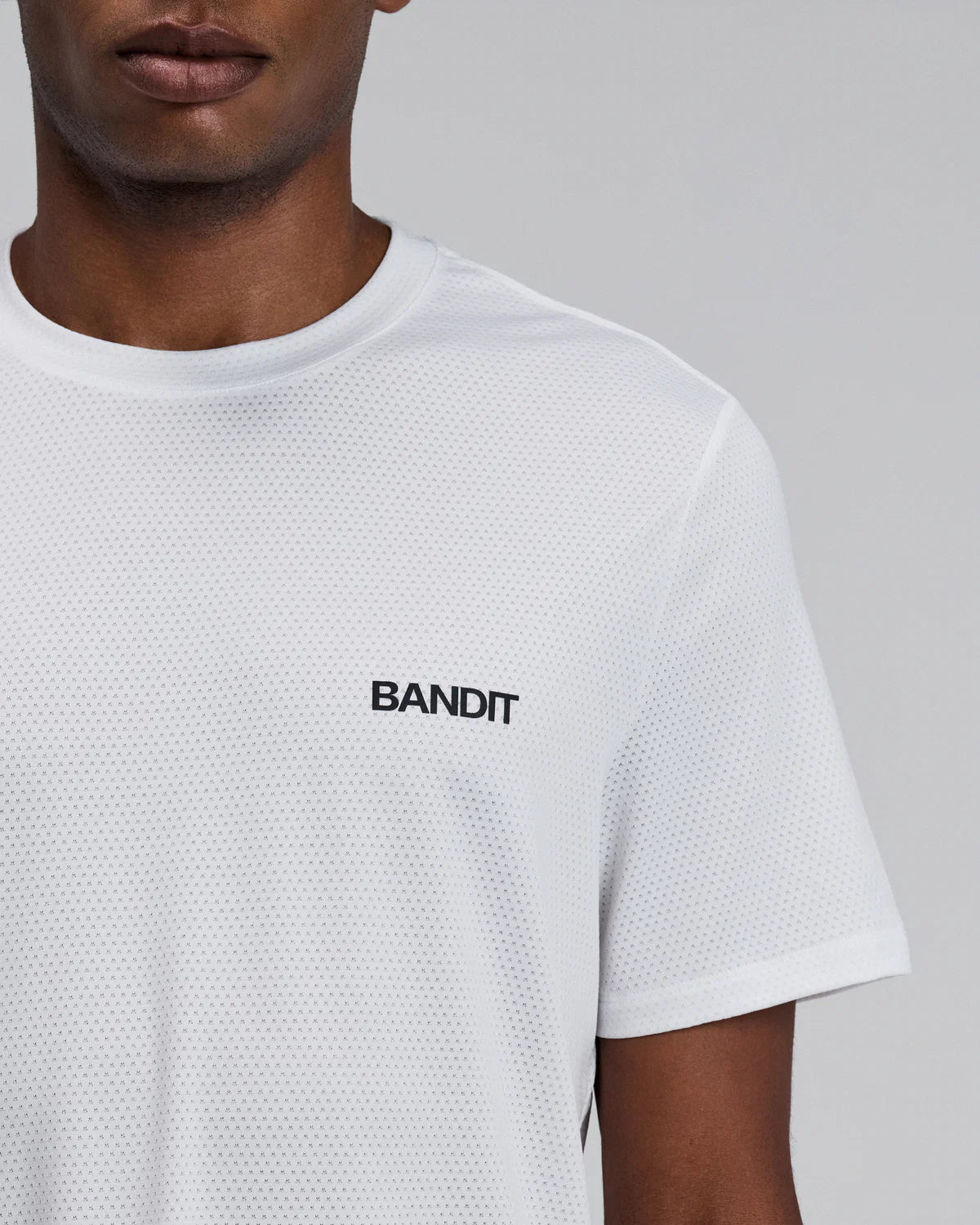 Bandit Running Men's Micromesh™ Run Tee - White
