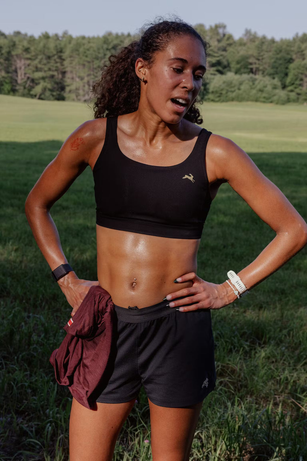 Tracksmith Women's Session Shorts - Black