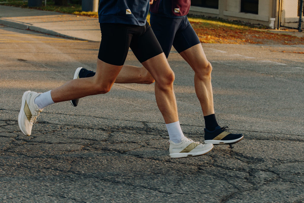 Tracksmith Speed Crew Sock - White