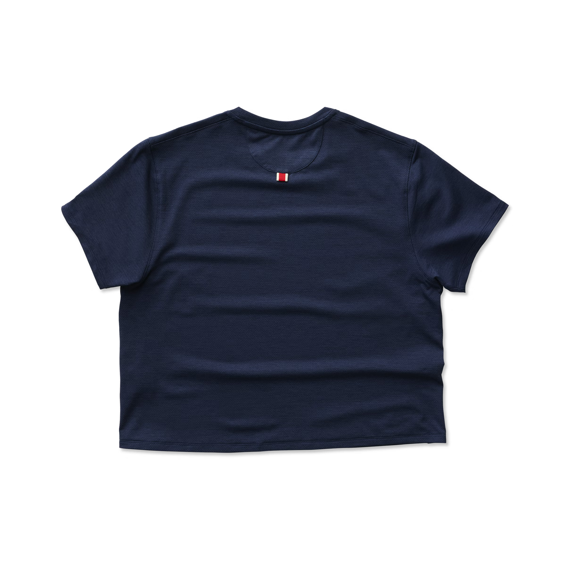 Tracksmith Women's Session Crop Tee- Navy