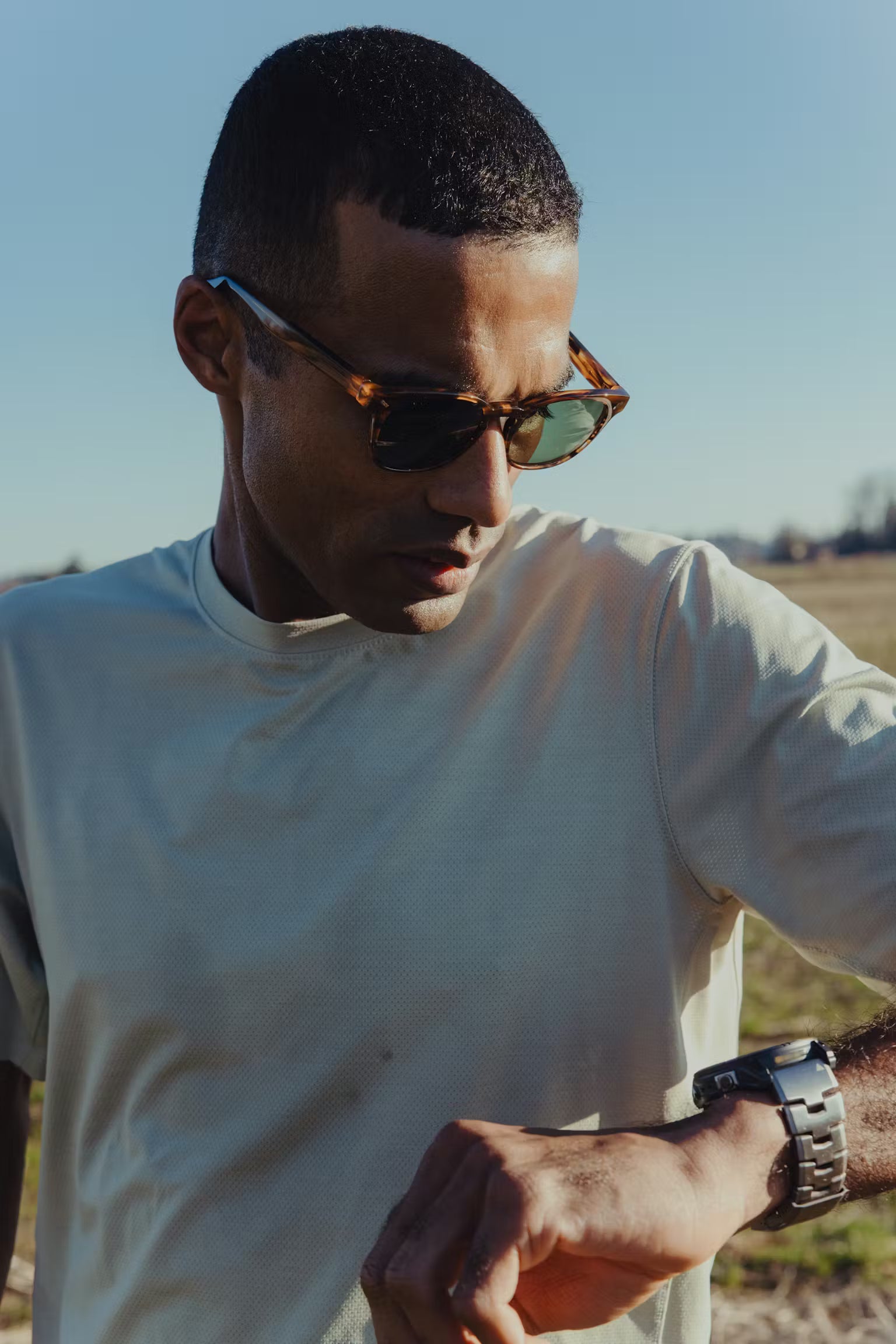 Tracksmith Men's Session Tee - Ivory