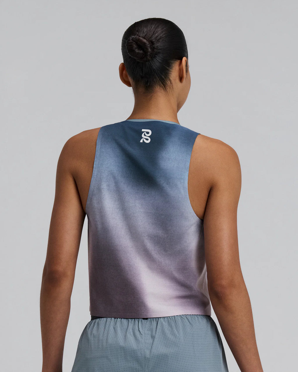 Bandit Running Women's CoolGrid™ Race Singlet - Flow State Aegean Multi