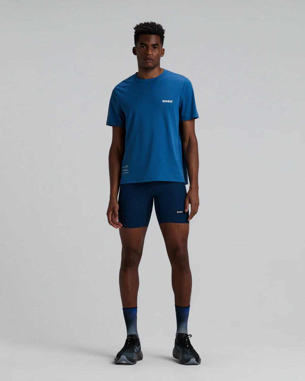Bandit Running Men's Micromesh™ Run Tee - Aegean