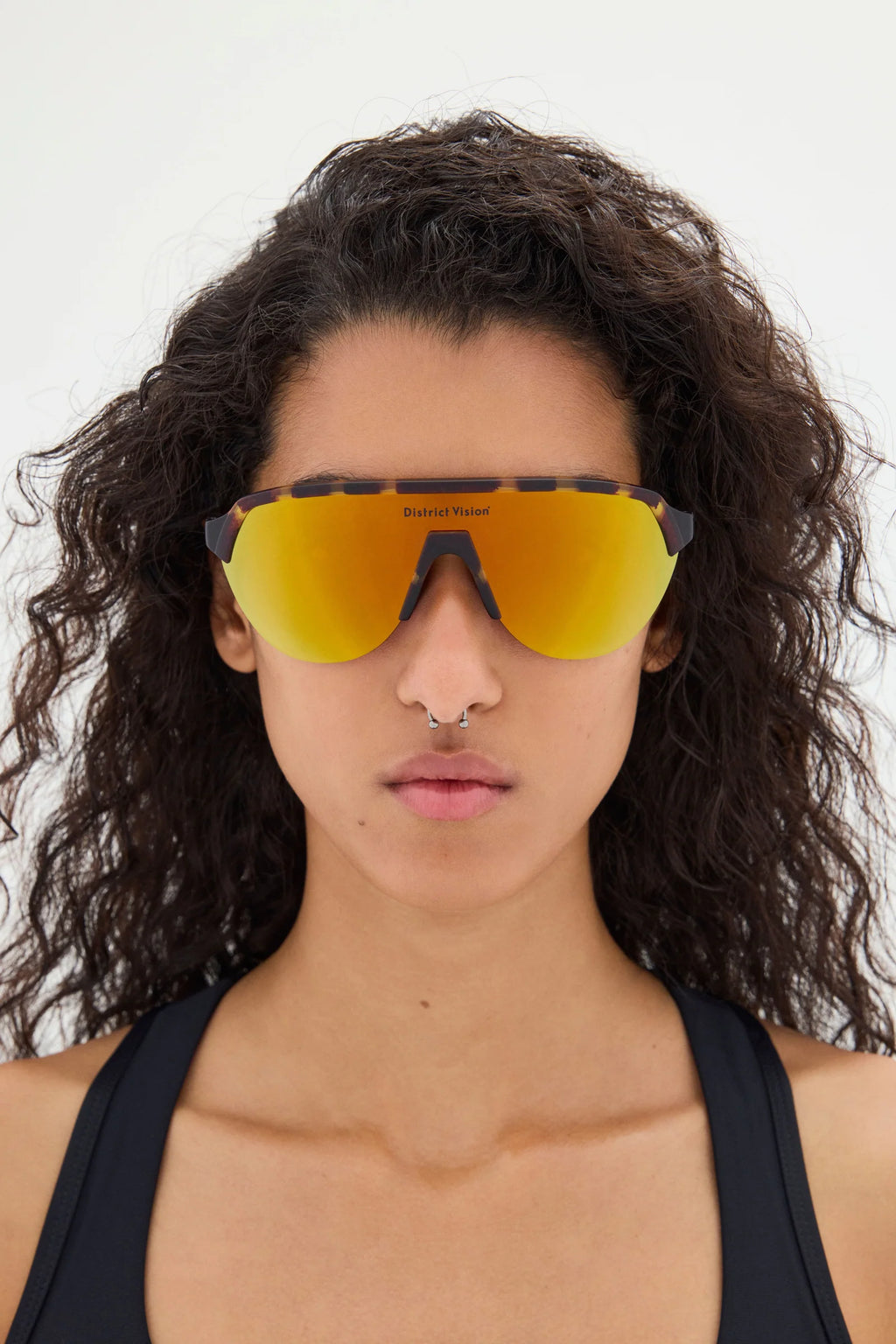 District Vision Nagata Speed Blade Tortoise/D+ Amber Vision