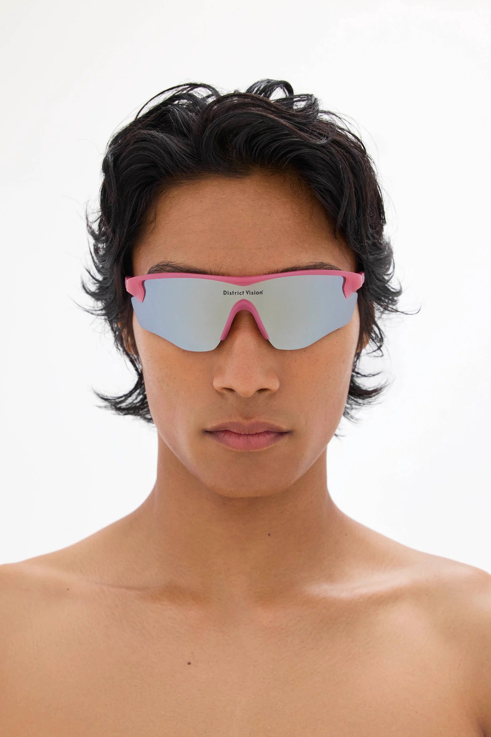 District Vision Junya Racer Powder Rose, D+ G15 Silver Flash Mirror
