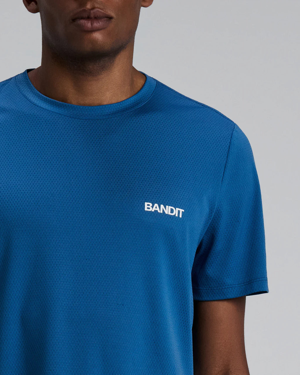 Bandit Running Men's Micromesh™ Run Tee - Aegean