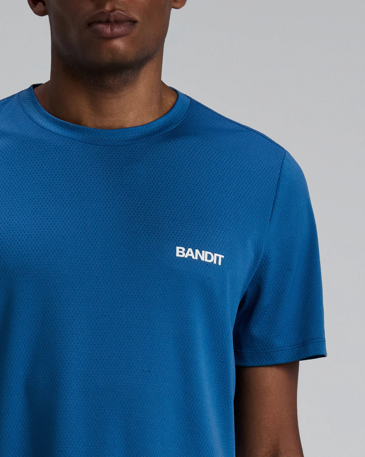 Bandit Running Men's Micromesh™ Run Tee - Aegean
