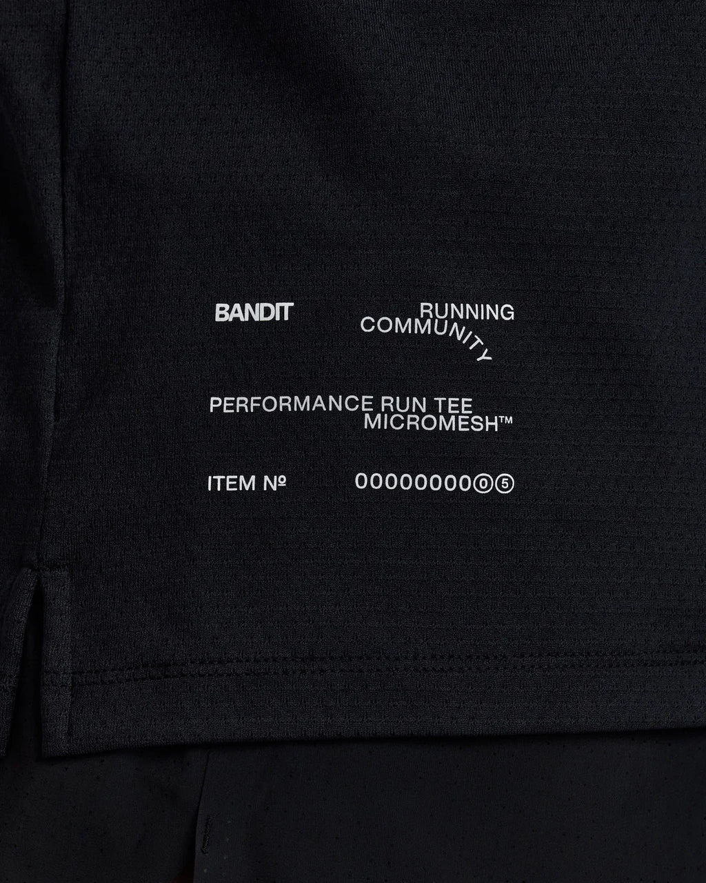 Bandit Running Men's Micromesh™ Run Tee - Black