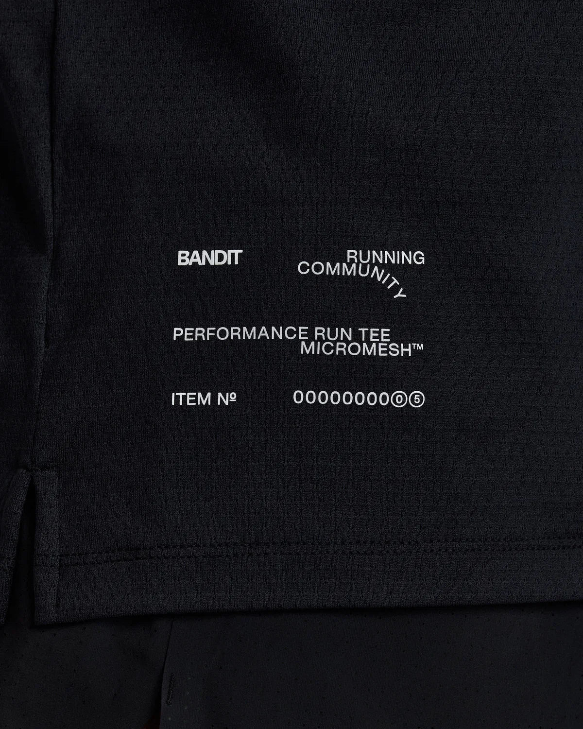 Bandit Running Men's Micromesh™ Run Tee - Black