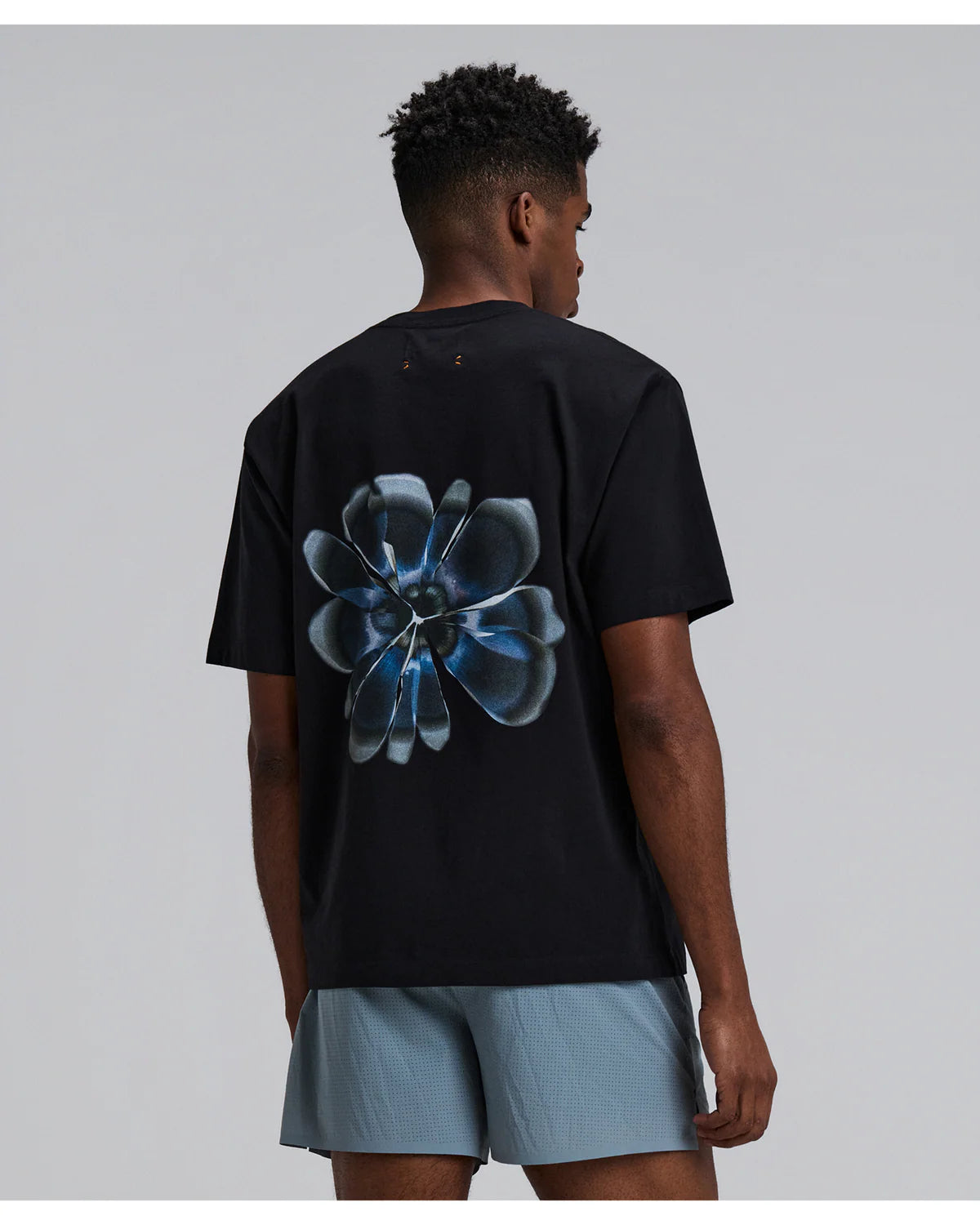 Bandit Running Unisex Cotton Tee - Blot Bleed Floral
