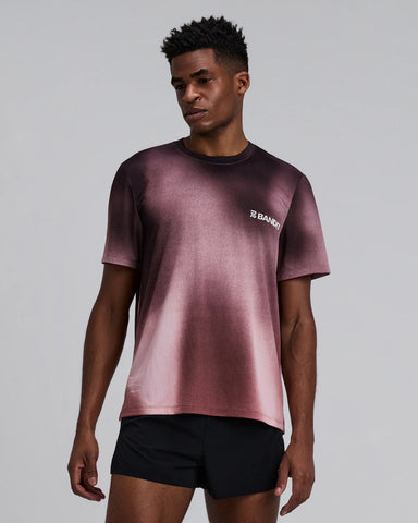Bandit Running Men's Specter™ Performance Tee - Flow State Mahogany Multi
