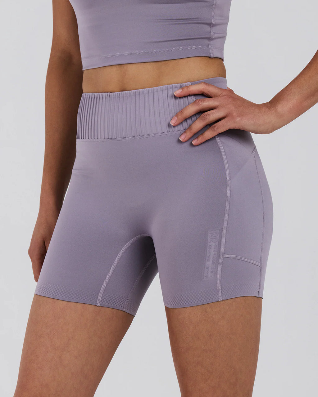 Bandit Running Women's Stamina-V™ High Waist 5" Compression Short - Violet Fog
