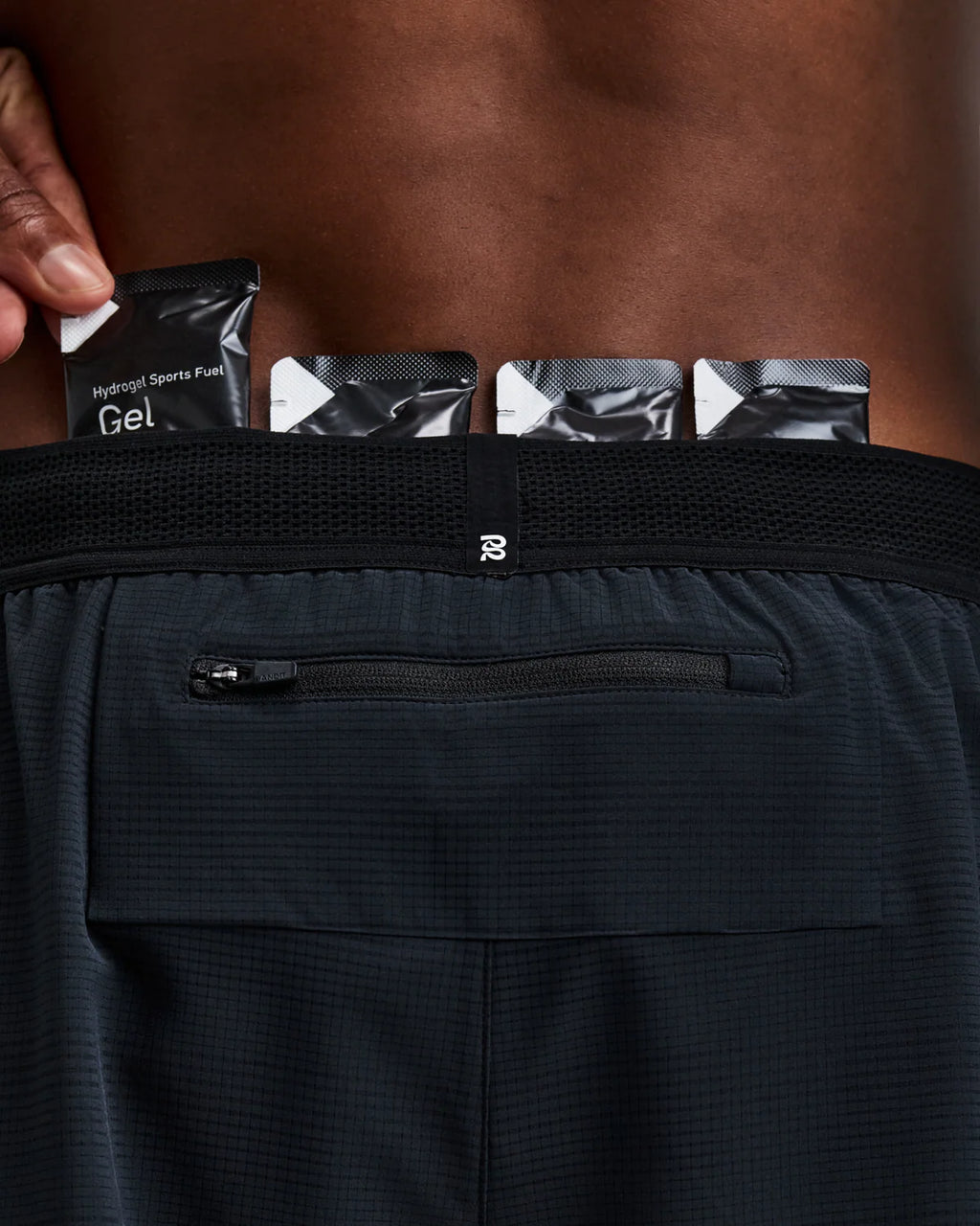 Bandit Running Men's CoolGrid™ 2-in-1 Run Short - Black