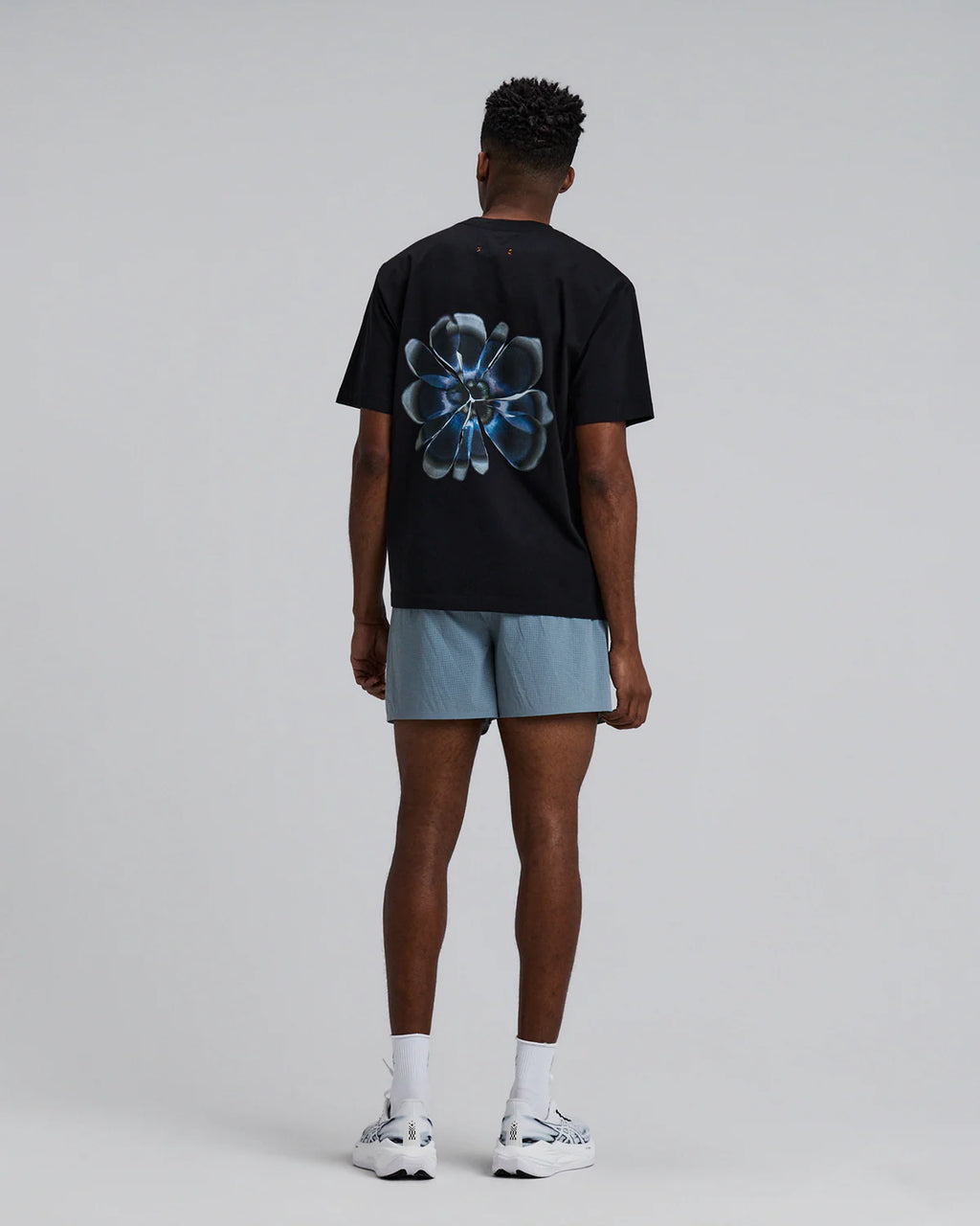 Bandit Running Unisex Cotton Tee - Blot Bleed Floral