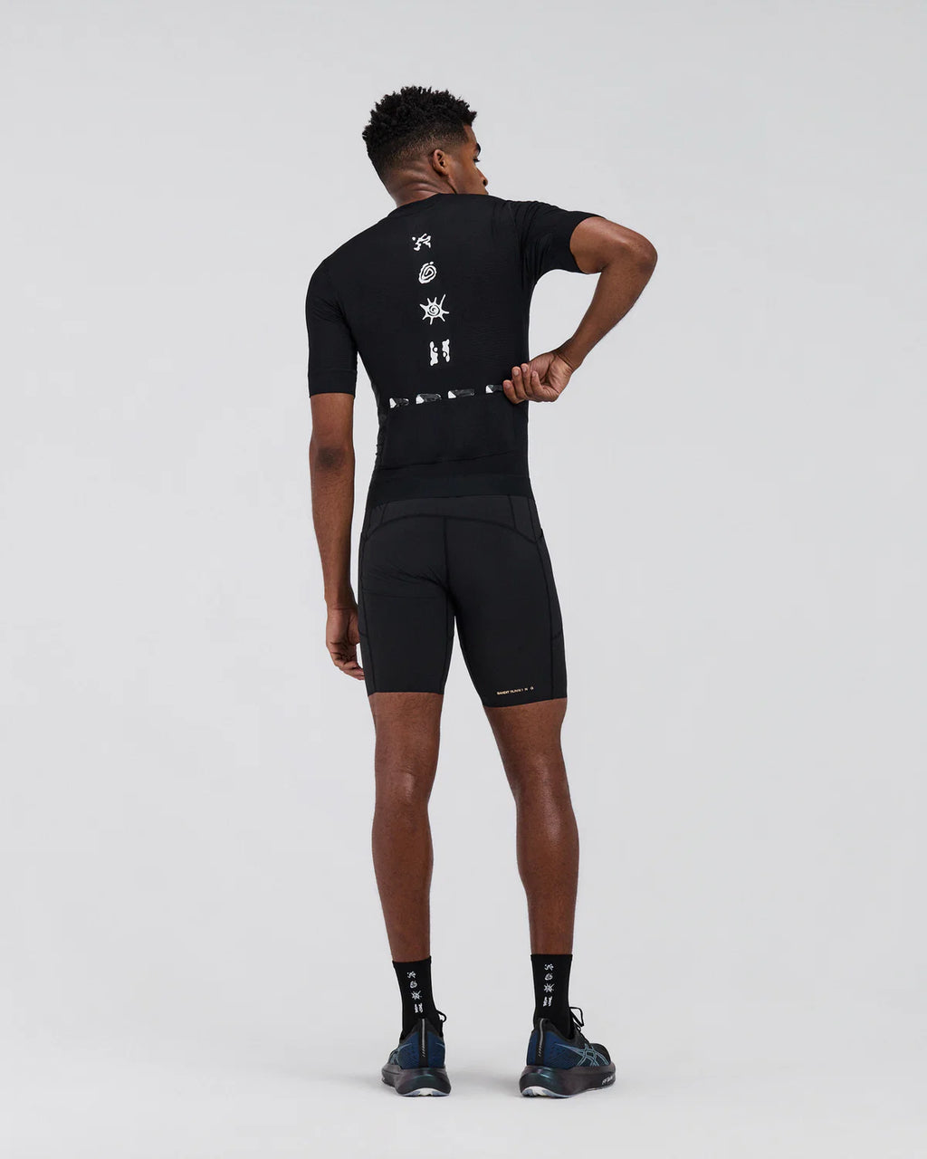 Bandit Running Men's GeoMesh™ Race Top - Black