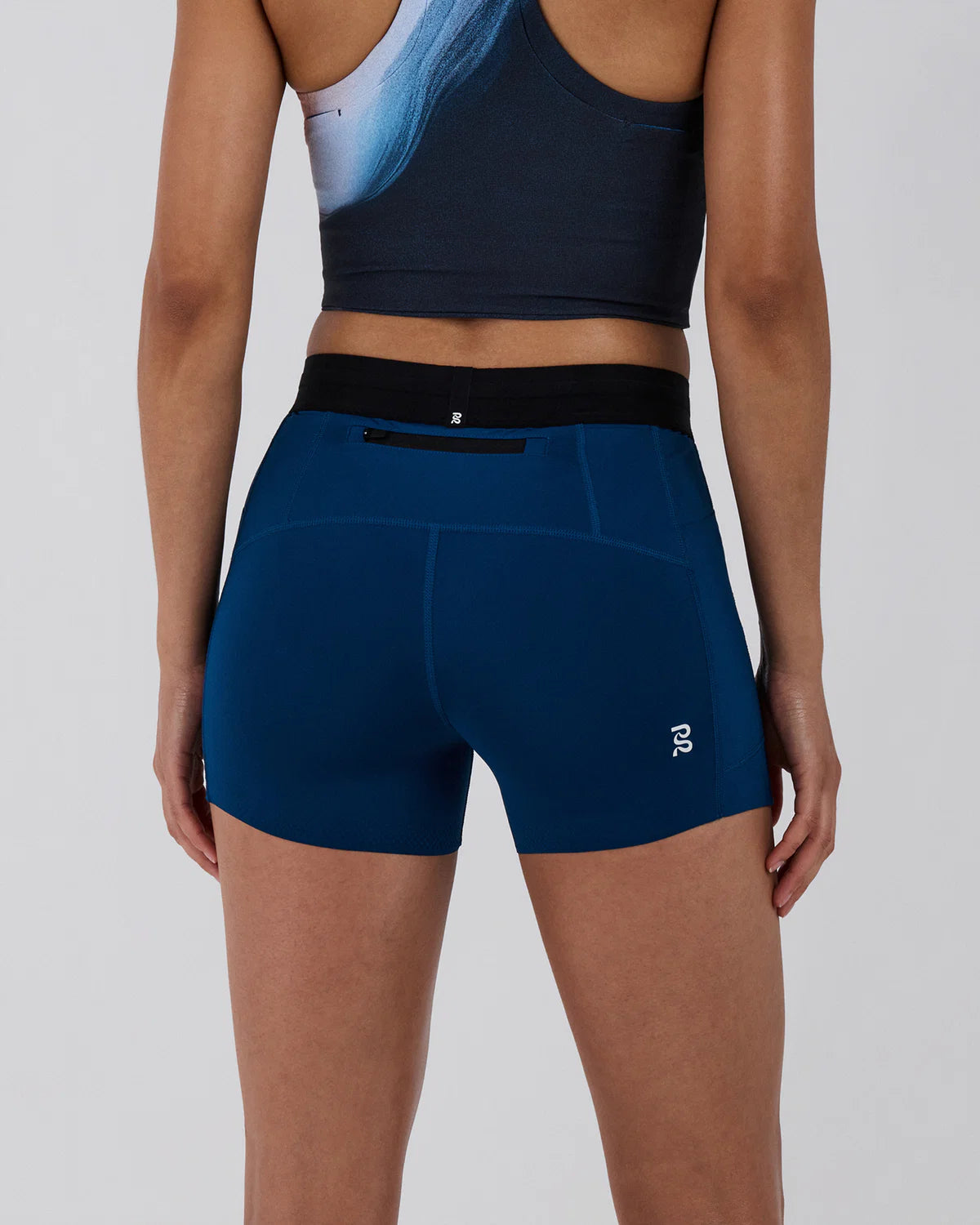 Bandit Running Women's Stamina-V™ 3" Compression Shorts - Ink Blue