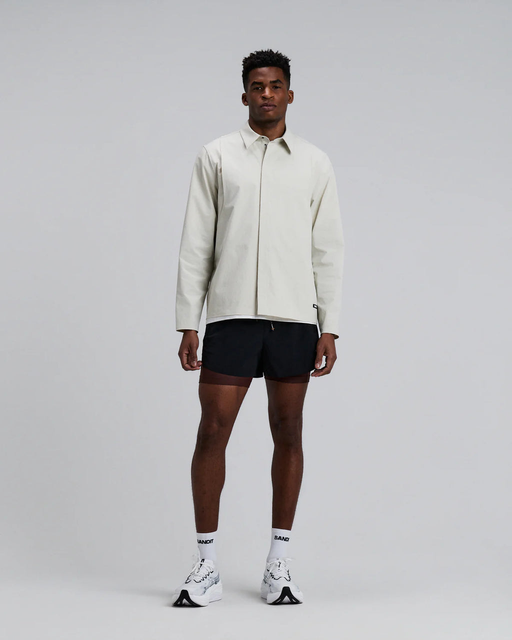 Bandit Running Men's TerraStretch™ Director Jacket - Cream