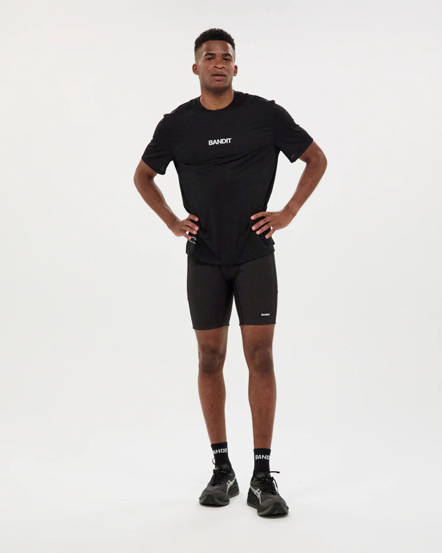 BANDIT RUNNING リブ編みスパッツ Sサイズ Bandit Running Cadence™ Next Gen 7 Pocket Half Tights – Rya Athletics