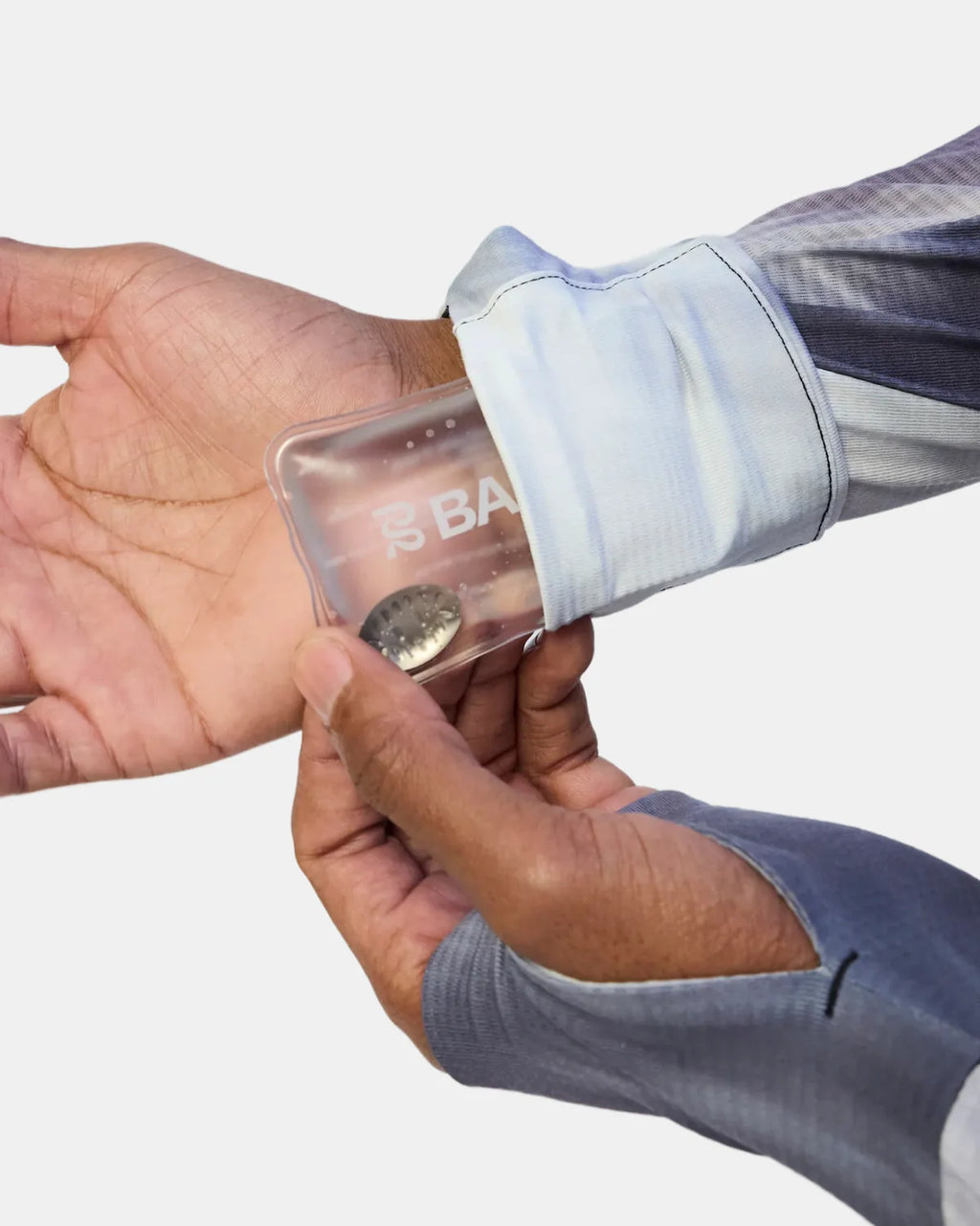 Bandit Running Men's AuraGrid™ Mockneck Long Sleeve - Haze Multi