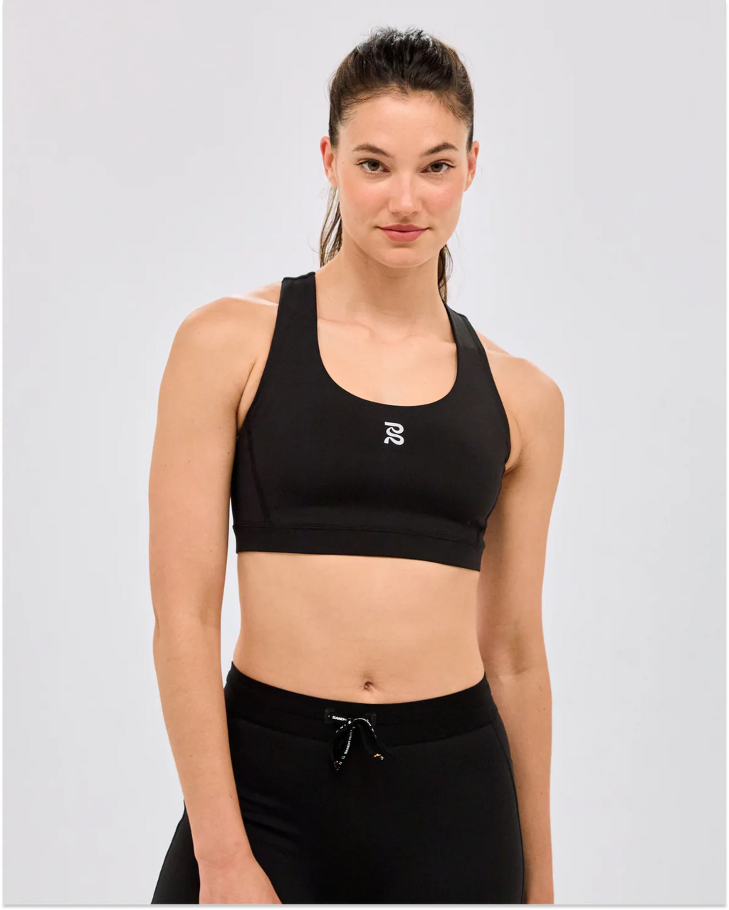 Bandit Running Stamina™ Scoop Neck Run Bra - Black
