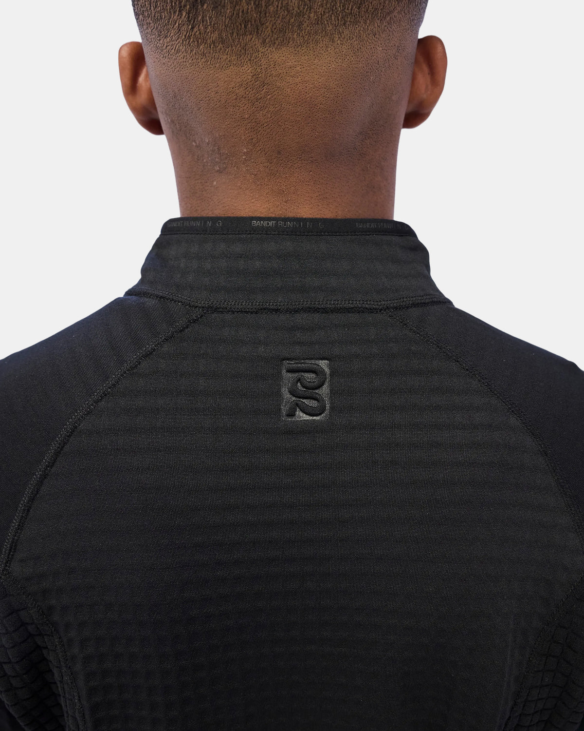 Bandit Running Men's CaldoGrid™ Cold Weather Quarter Zip - Black