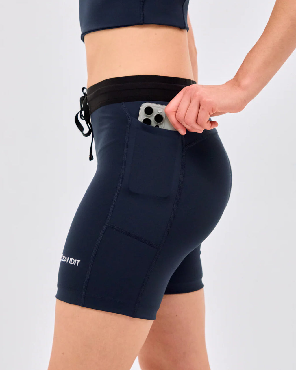 Bandit Running 7" Compression Shorts, Women's - NY Navy