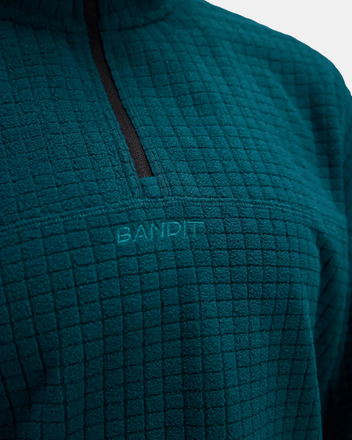 Bandit Running Women's MacroSoft Grid™ Quarter Zip - Storm
