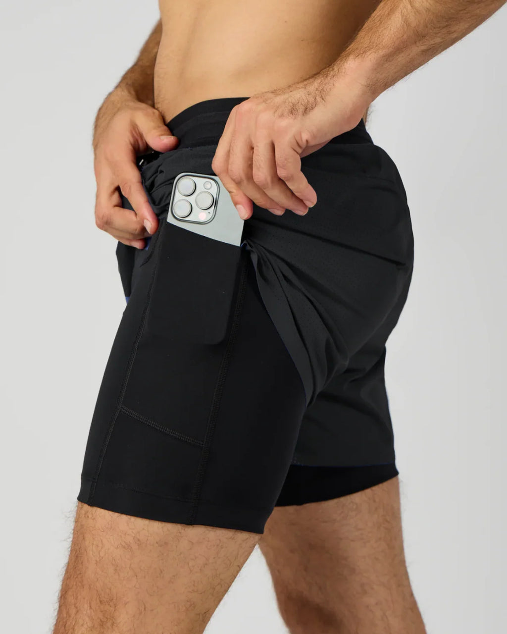 Bandit Running Men's Vento™ 5" Run Short - Black