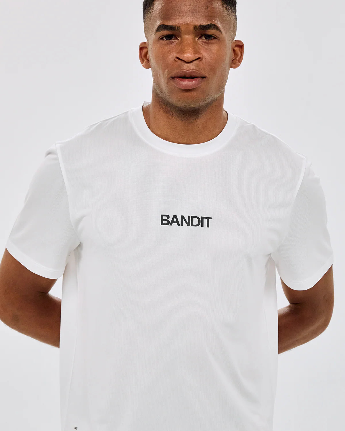 Bandit Running Drift™ Performance Training Tee - White