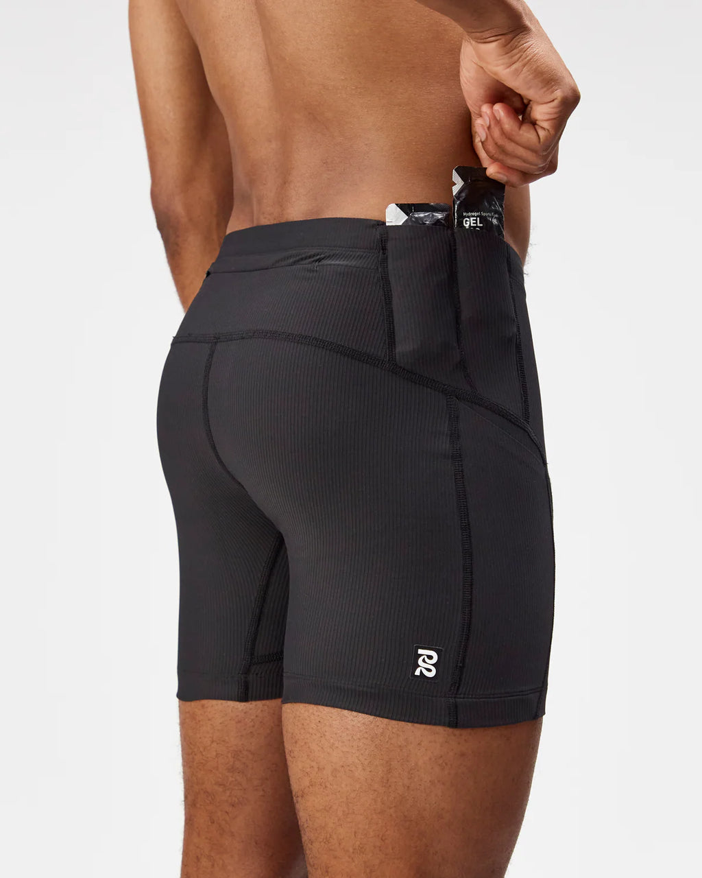 Bandit Running Cadence™ Next Gen 7 Pocket Quarter Tights - Black