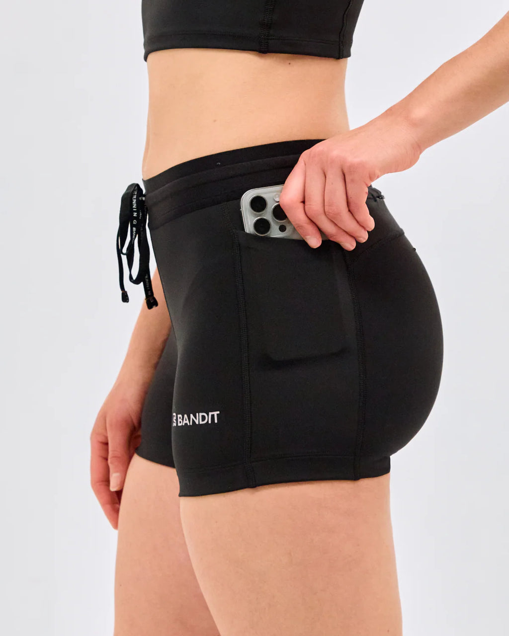 Bandit Running Stamina™ 3" Women's Compression Shorts - Black