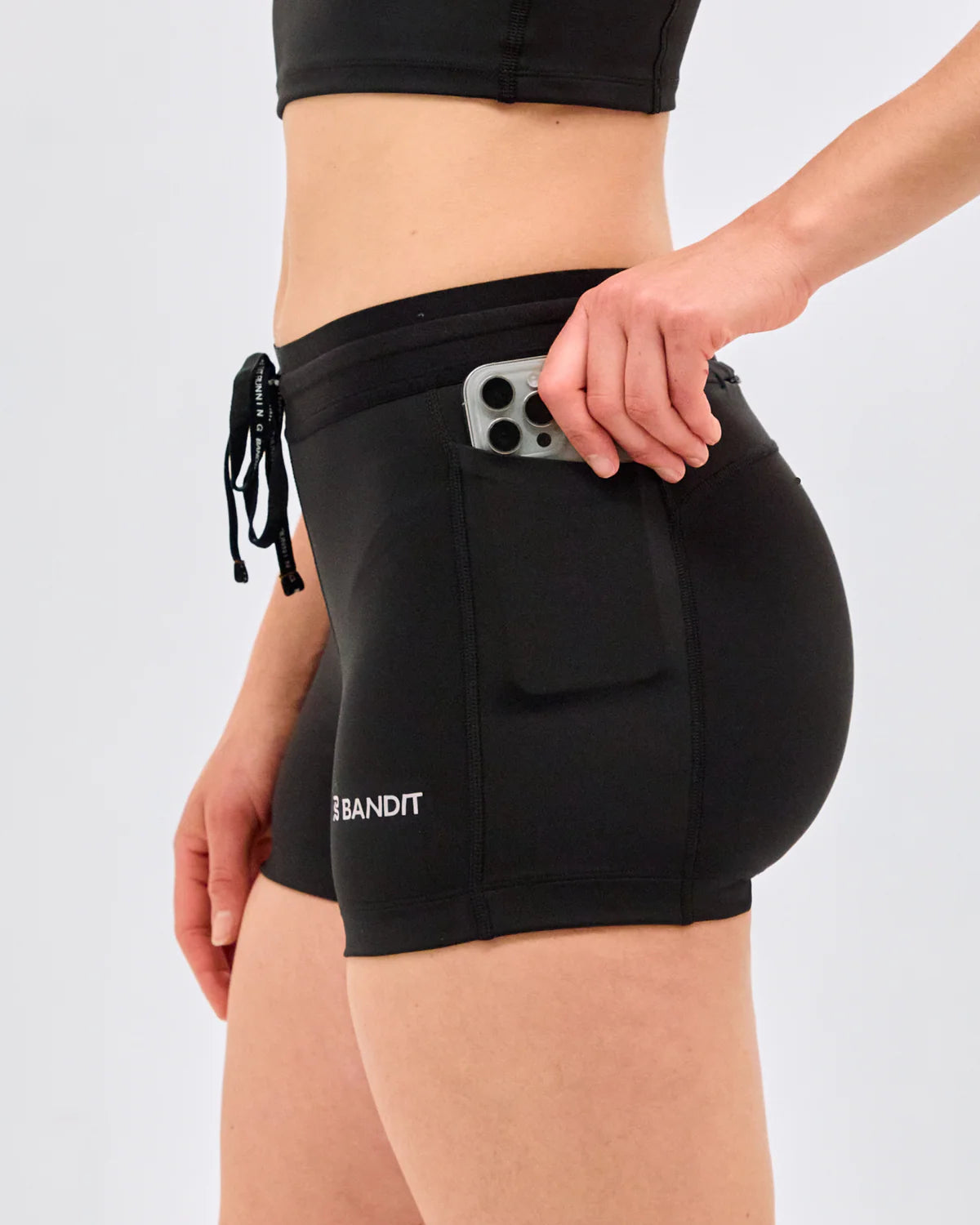 Bandit Running Stamina™ 3" Women's Compression Shorts - Black