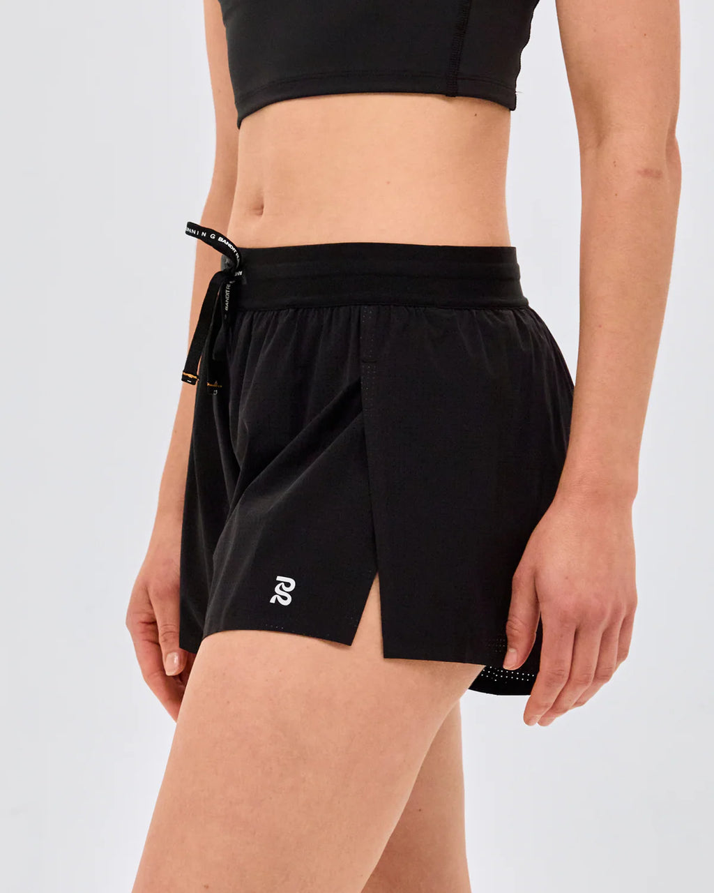Bandit Running Women's Vento™ 3" Split Short - Black