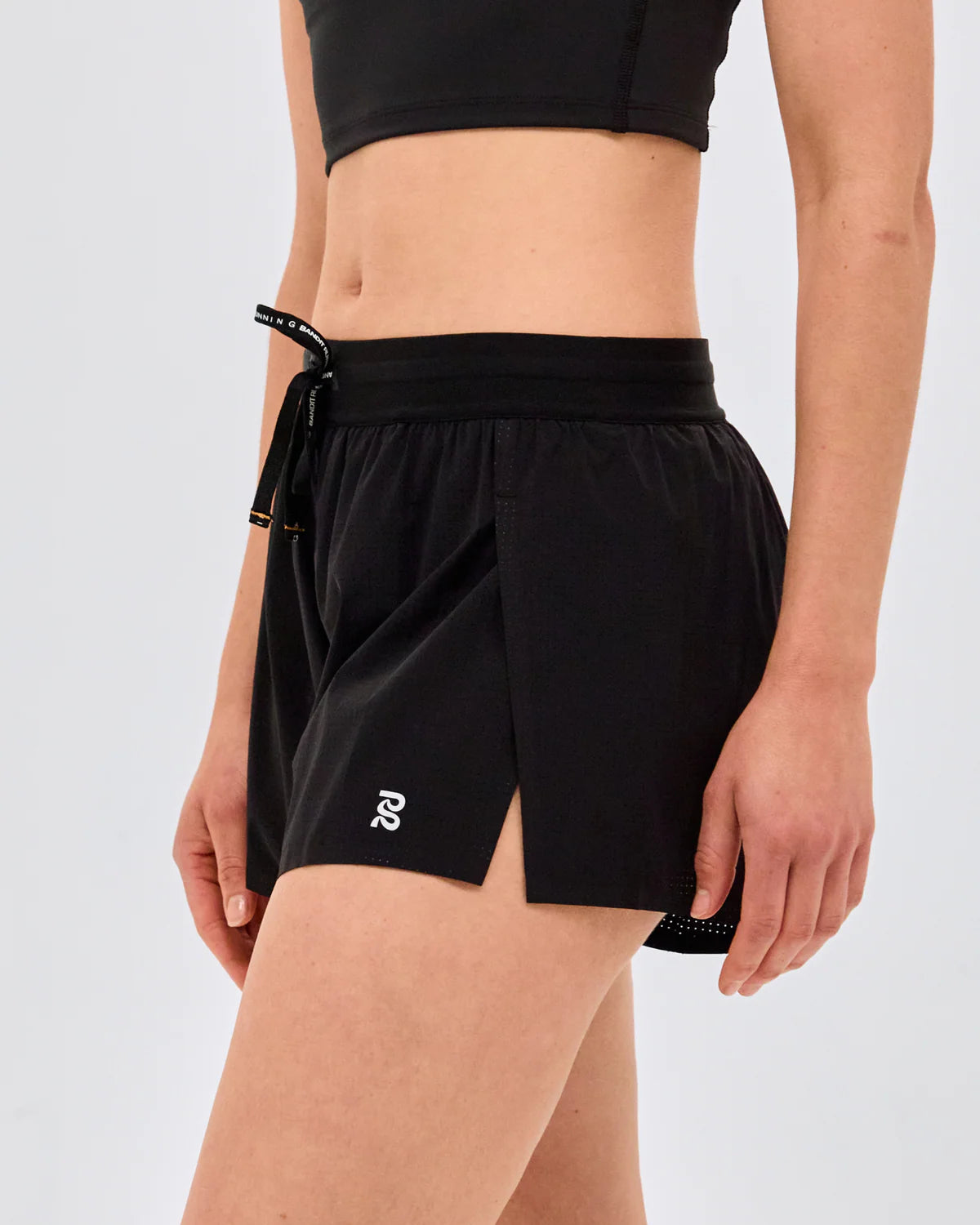 Bandit Running Women's Vento™ 3" Split Short - Black
