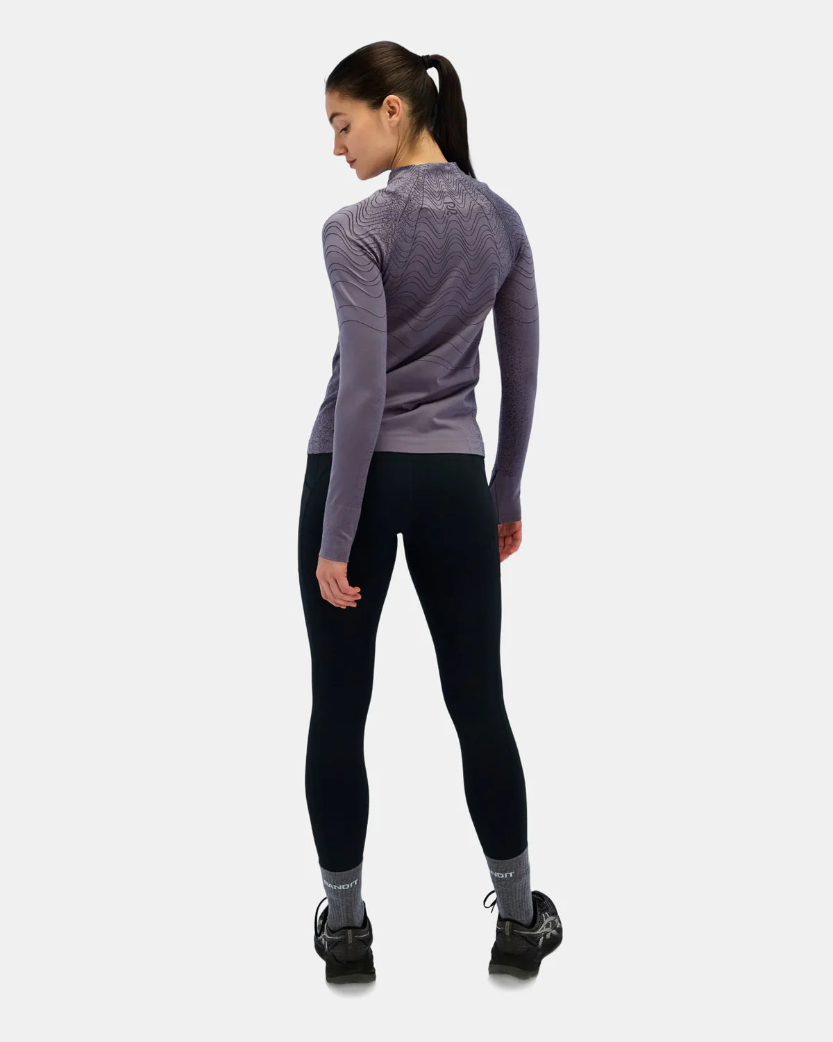 Bandit Running Women's Aceno Quarter Zip - Haze