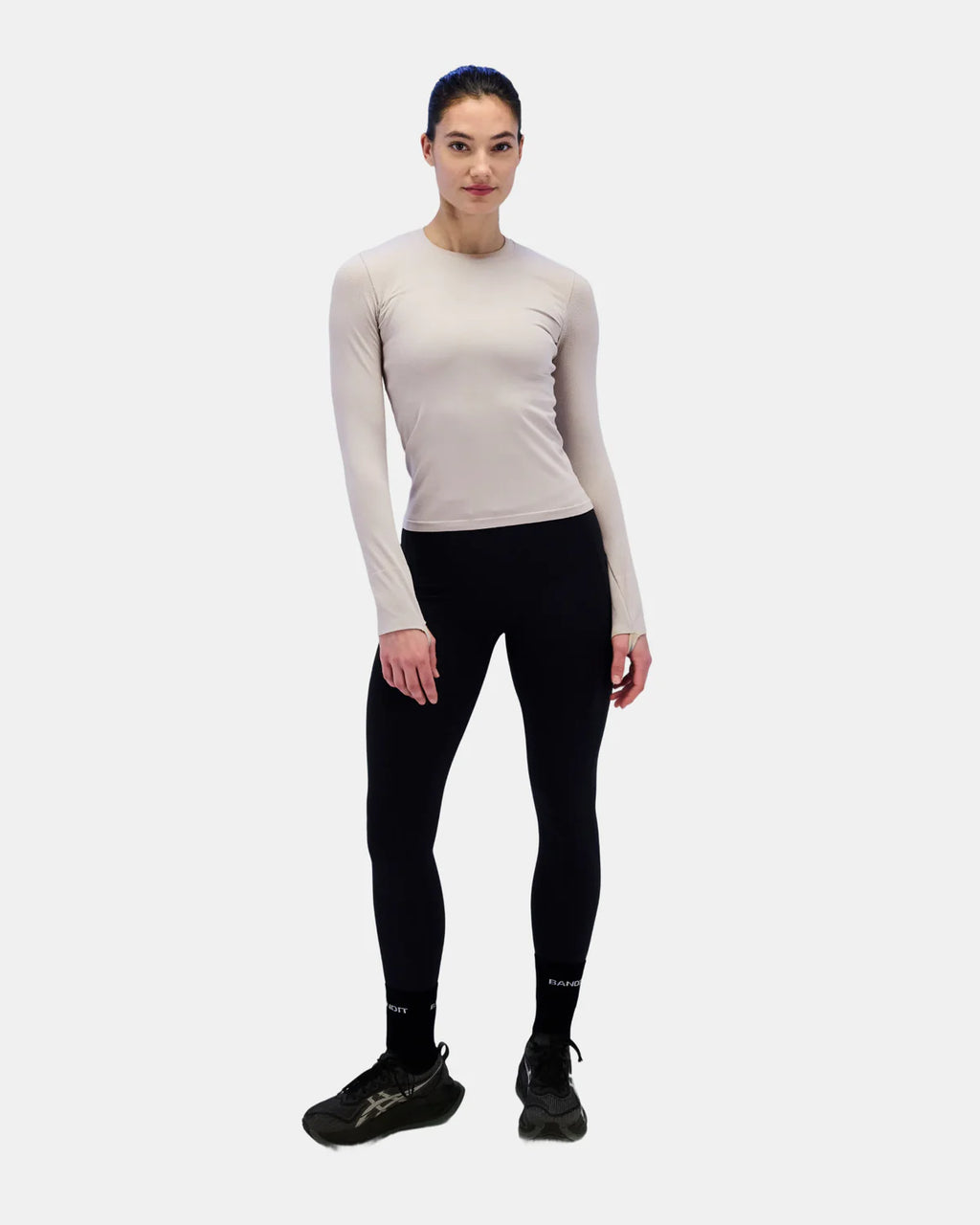 Bandit Running Women's Mercury Seamless™ Long Sleeve - Ash