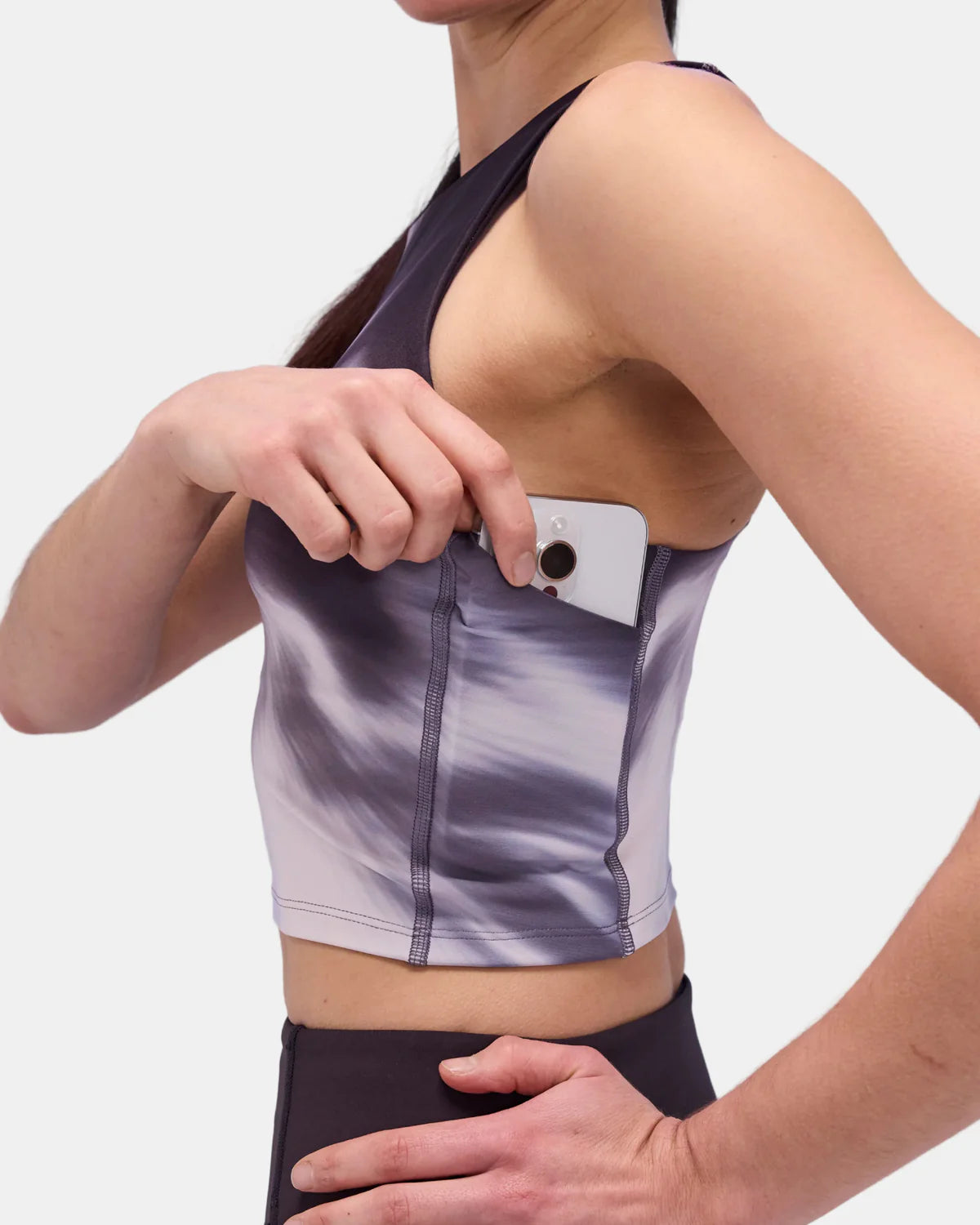 Bandit Running Stamina™ Race Crop - Haze Multi