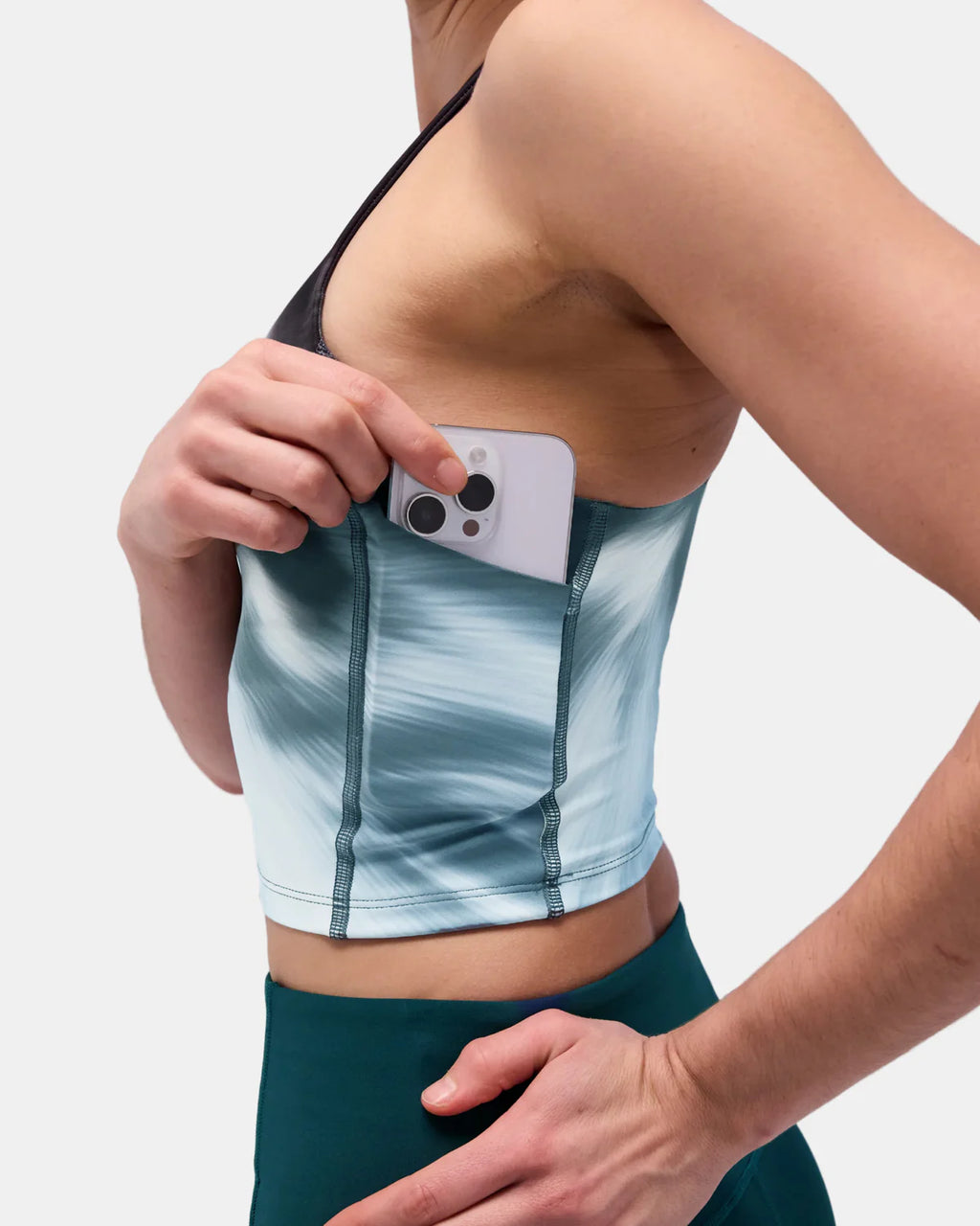 Bandit Running Stamina™ Race Crop - Storm Multi