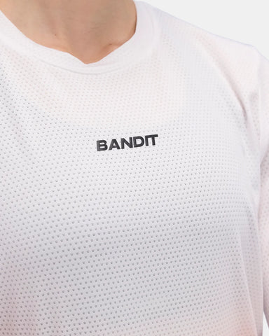 Bandit Running Women's Micromesh™ Long Sleeve Tee - White hover