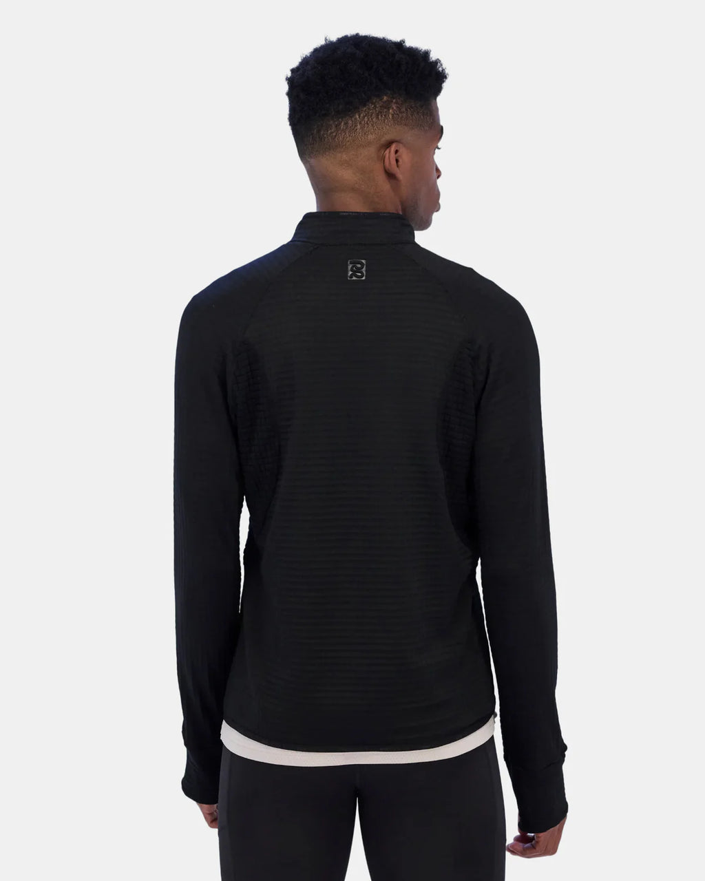 Bandit Running Men's CaldoGrid™ Cold Weather Quarter Zip - Black