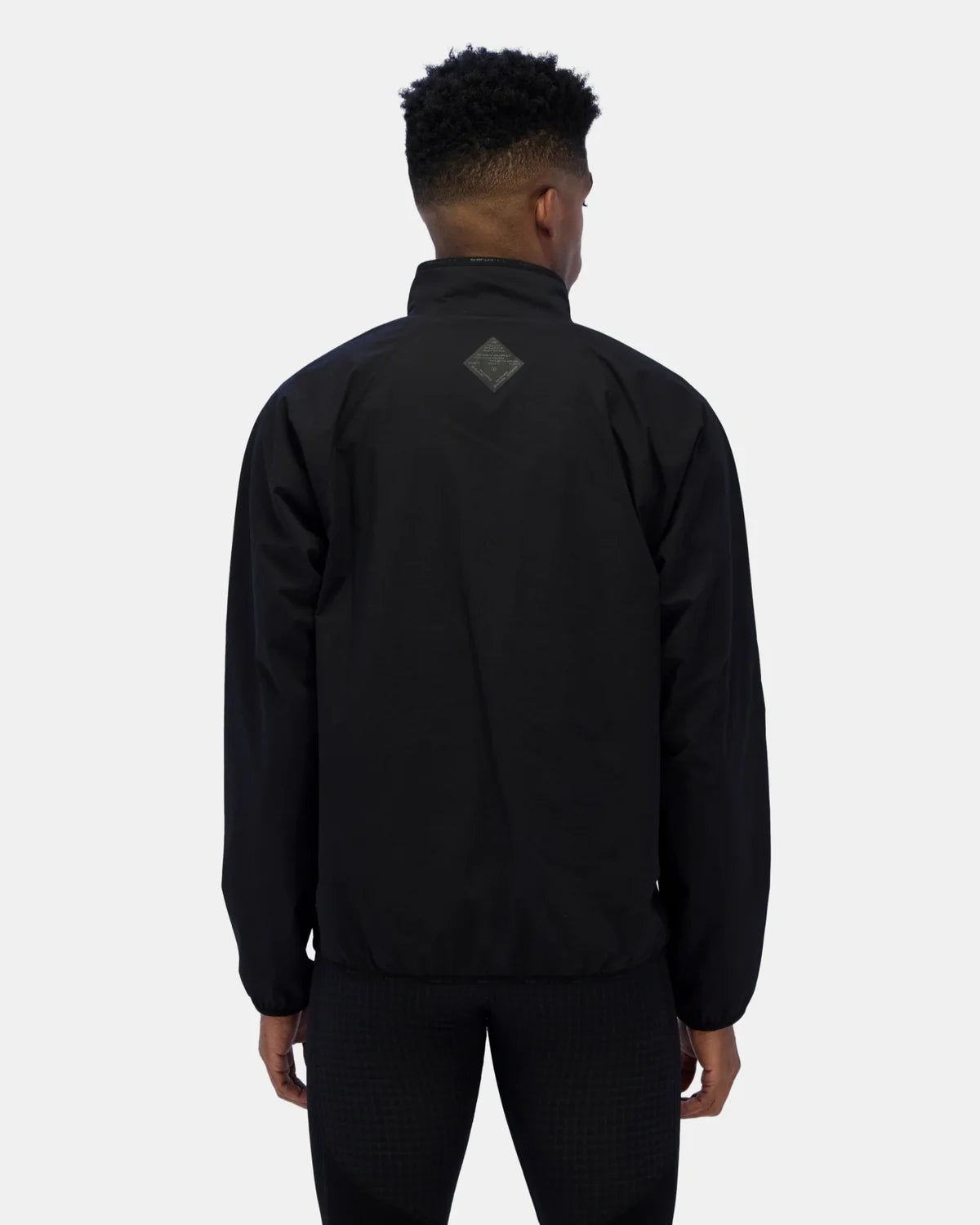 Bandit Running Asymmetrical Hitaishō Zip Pullover, Unisex - Black