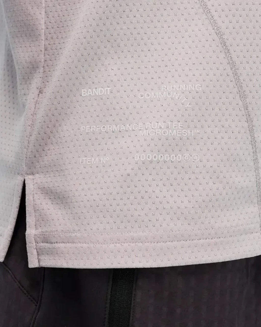 Bandit Running Men's Micromesh™ Reflecto Stitch™ Run Tee - Ash