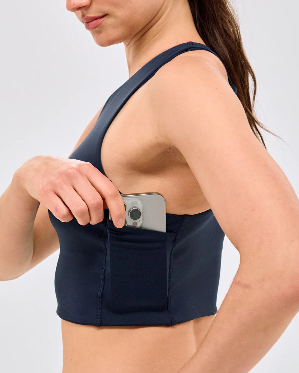 Bandit Running Stamina™ Race Crop - NY Navy