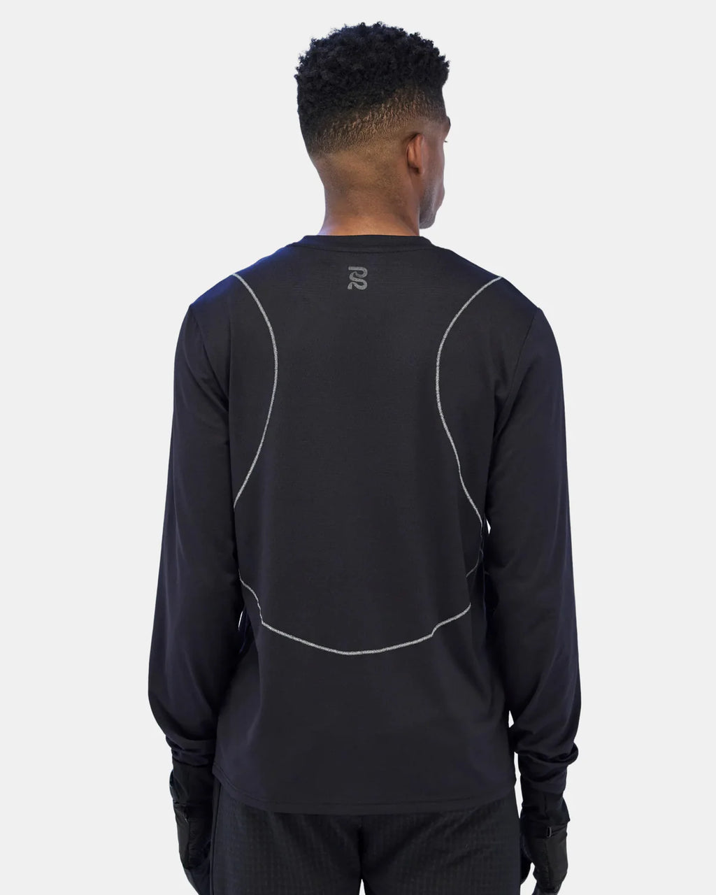 Bandit Running Men's Micromesh™ Long Sleeve Tee - Black