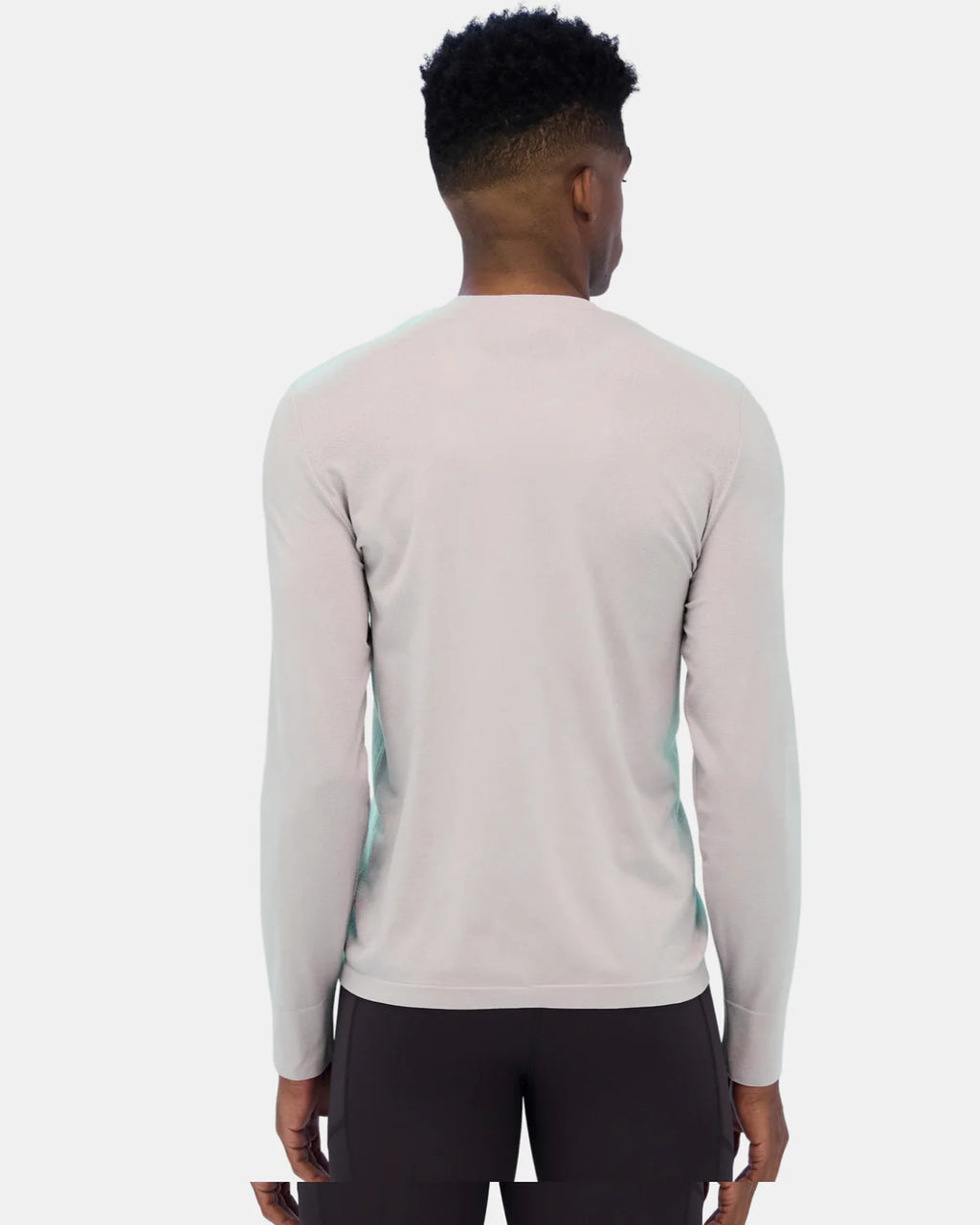 Bandit Running Men's Mercury Seamless™ Long Sleeve - Ash Gradient