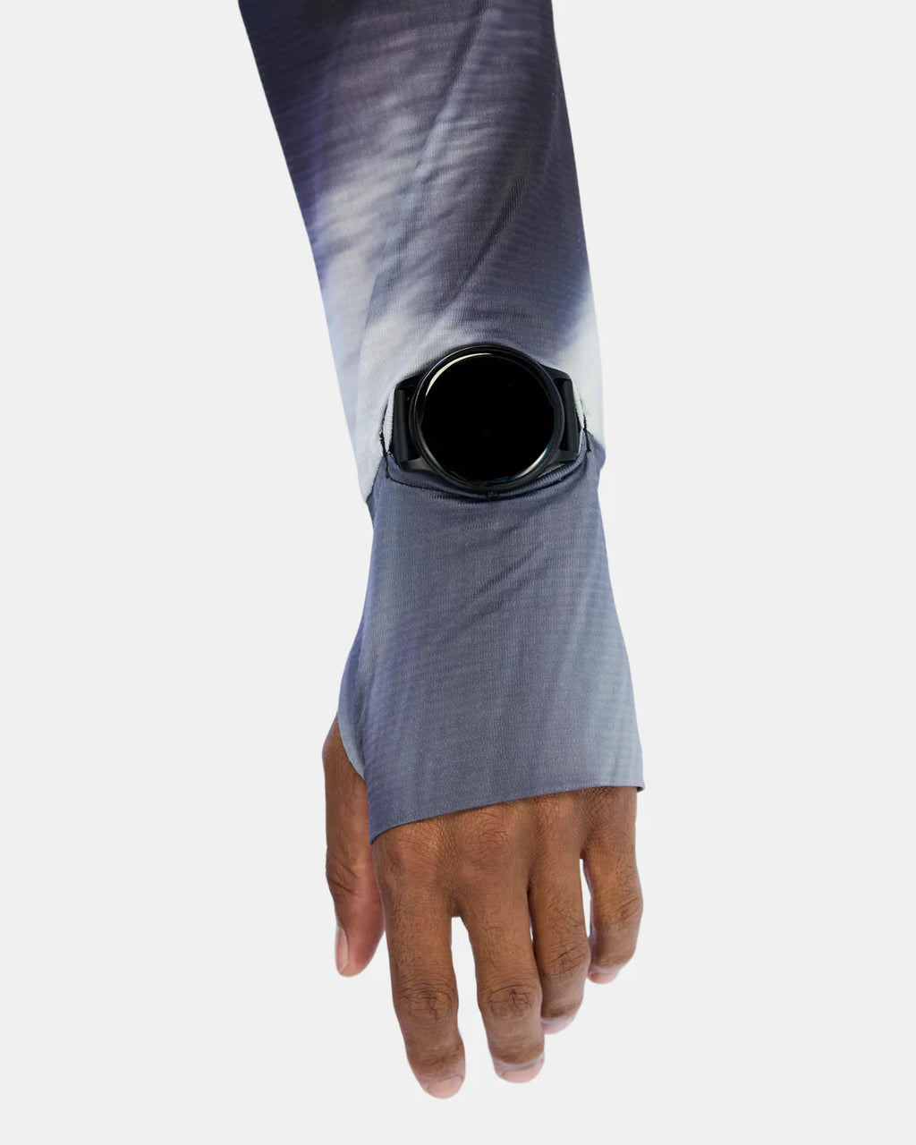 Bandit Running Men's AuraGrid™ Mockneck Long Sleeve - Haze Multi