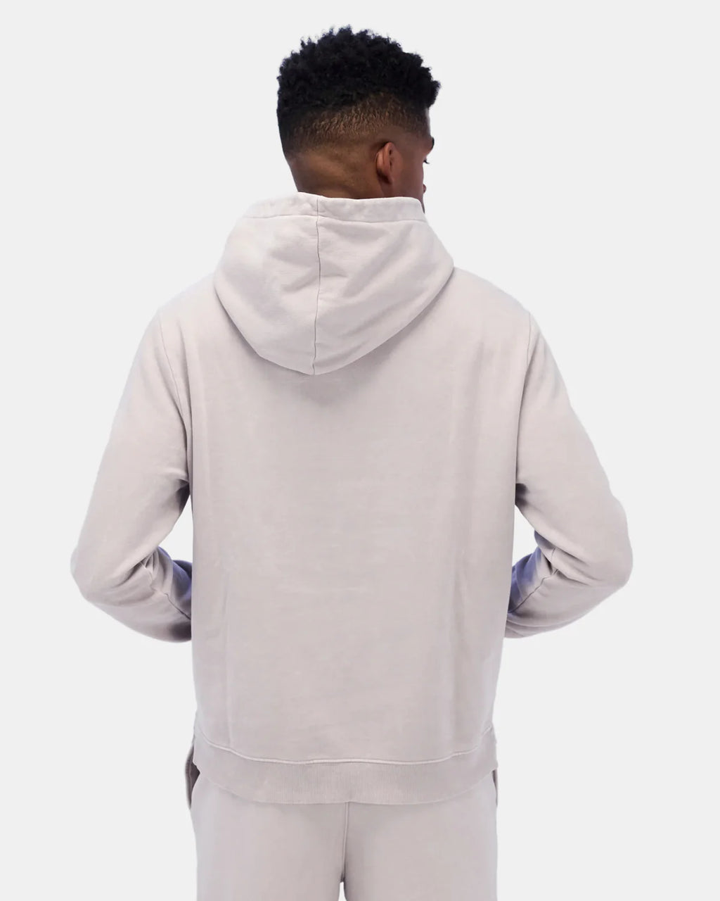 Bandit Running Cotton Fleece Embroidered Hoodie - Ash